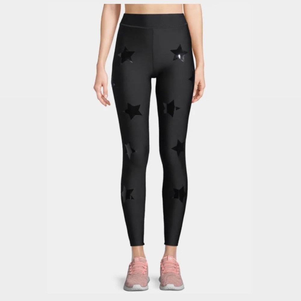 ULTRACOR Lux Knockout Star-Print Ankle Leggings Size Small